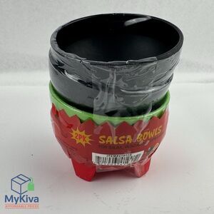 3 Pack Salsa Bowls Plastic Mexican Molcajete Chips Guacamole Bowls Serving Dish